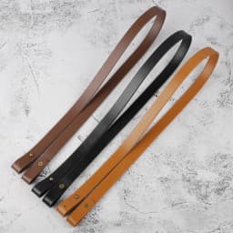 100CM PU Leather Single Shoulder Bag Strap Adjustable Crossbody Strap Accessories for Women DIY Knitting Bag
