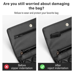 CRAZYSMITH Anti-indentation Zipper Cover For Chanel 19woc Bag Anti-scratch Leather Protective Cover Anti-wear Case Accessories