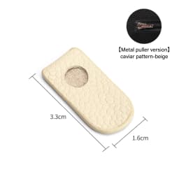 CRAZYSMITH Anti-indentation Zipper Cover For Chanel 19woc Bag Anti-scratch Leather Protective Cover Anti-wear Case Accessories