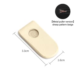 CRAZYSMITH Anti-indentation Zipper Cover For Chanel 19woc Bag Anti-scratch Leather Protective Cover Anti-wear Case Accessories