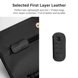 CRAZYSMITH Anti-indentation Zipper Cover For Chanel 19woc Bag Anti-scratch Leather Protective Cover Anti-wear Case Accessories