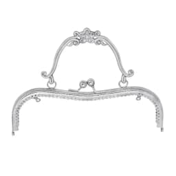 20.5cm Vintage Metal Purse Clasp Frame Bag Kiss Clasp Lock Metal Purse Frame for DIY Craft Purse Bag Making Bag Accessories