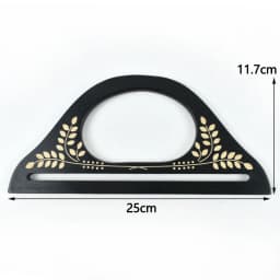 Bag Wooden Handles D Shape Handbag Kiss Clasp Purse Frames Handle Replacement Parts DIY Wallet Sewing Brackets Accessories