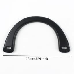 Bag Wooden Handles D Shape Handbag Kiss Clasp Purse Frames Handle Replacement Parts DIY Wallet Sewing Brackets Accessories
