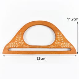 Bag Wooden Handles D Shape Handbag Kiss Clasp Purse Frames Handle Replacement Parts DIY Wallet Sewing Brackets Accessories