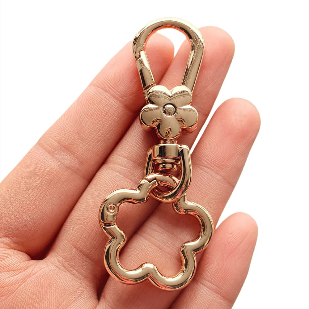 2pcs Flower Keychain, Cute Key Chains, Purse Bag Charm, Keychain Accessories for Women Purse Bag Accessories