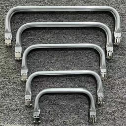 10Pcs 16-30cm Metal Bag Kiss Clasp Aluminium Tube Handbag Handle Purse Frame Woven-bag Clamp Buckle DIY Hardware Accessories