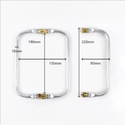10Pcs 16-30cm Metal Bag Kiss Clasp Aluminium Tube Handbag Handle Purse Frame Woven-bag Clamp Buckle DIY Hardware Accessories