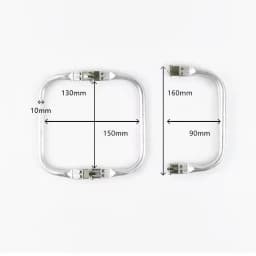 10Pcs 16-30cm Metal Bag Kiss Clasp Aluminium Tube Handbag Handle Purse Frame Woven-bag Clamp Buckle DIY Hardware Accessories