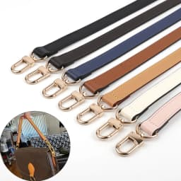 Genuine Cow Leather Short Bag Strap Women Shoulder Strap Purse Handle Strap Replacement for Handbag Accessories 38cm
