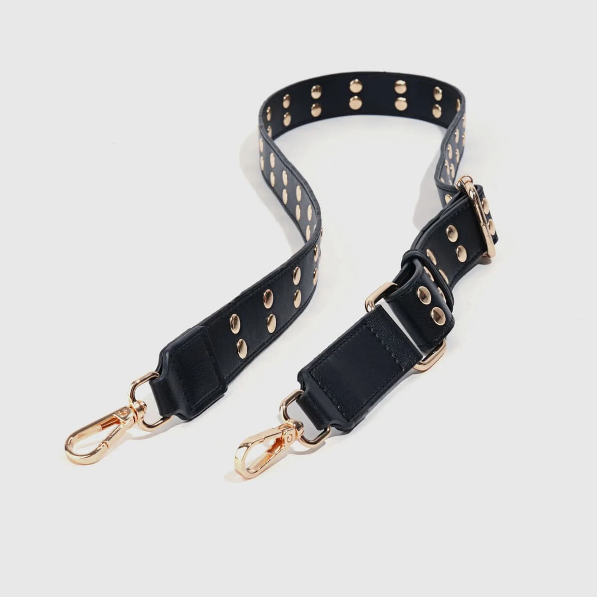 Fashion Rivet Shoulder Bag Strap Adjustable Women Bag Accessories PU Leather Wide Strap Handles Simple Handbag Straps