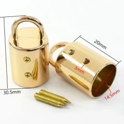 5-30Pcs Deepeel 11/14mm Metal Cord Lock Buckles Rope Stopper Handbag Strap Tassel Clasp Hook Hanger Leather Hardware Accessories
