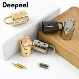 5-30Pcs Deepeel 11/14mm Metal Cord Lock Buckles Rope Stopper Handbag Strap Tassel Clasp Hook Hanger Leather Hardware Accessories