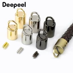 5-30Pcs Deepeel 11/14mm Metal Cord Lock Buckles Rope Stopper Handbag Strap Tassel Clasp Hook Hanger Leather Hardware Accessories