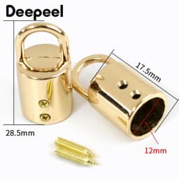 5-30Pcs Deepeel 11/14mm Metal Cord Lock Buckles Rope Stopper Handbag Strap Tassel Clasp Hook Hanger Leather Hardware Accessories