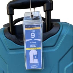Cruise Luggage Tag With Steel Ring Pvc Clear Waterproof Card Holder Royal Caribbean & Celebrity Cruise Badge Travel Accessories