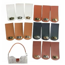 5.5*12cm Leather Bag Buckle Hasp Buttons Handmade Sewing Flip Cover Real Leather Replacement Bag Accessories Bag Charm Bag Parts