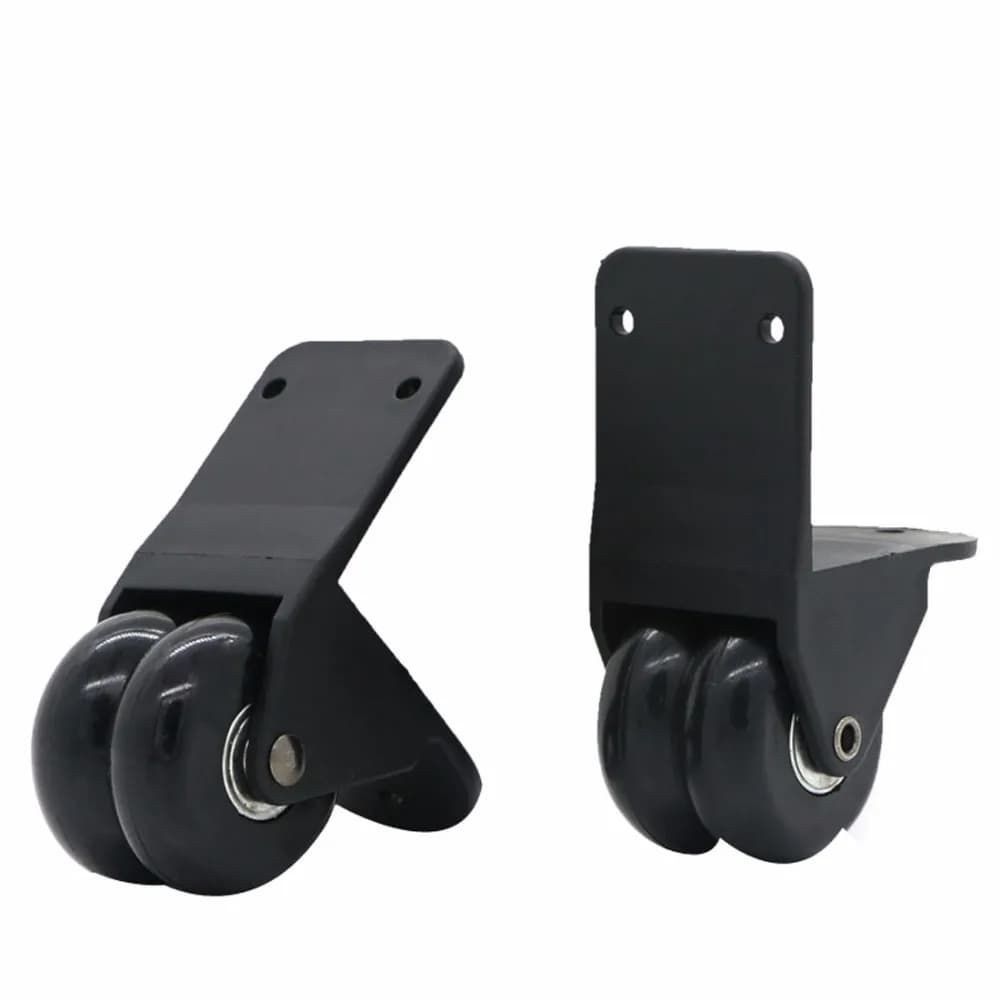 2pc Replacement Luggage Wheel Double Row Roller Load Bearing Directional Suitcase Mute Wheel DIY Parts for Office Outdoor Travel