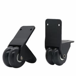 2pc Replacement Luggage Wheel Double Row Roller Load Bearing Directional Suitcase Mute Wheel DIY Parts for Office Outdoor Travel
