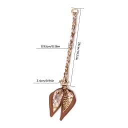 Silk Scarf Bag Chain Metal Alloy Scarf Metal Chain Detachable Bow Ribbon Handbag Strap Purse Chain DIY Handbag Accessory