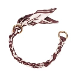 Silk Scarf Bag Chain Metal Alloy Scarf Metal Chain Detachable Bow Ribbon Handbag Strap Purse Chain DIY Handbag Accessory