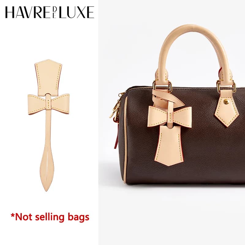Bow Leather Charm for Speedy 20 Cherry Women Bag Fashion Durable Exquisite Workmanship Bag Decoration Bag Accessories