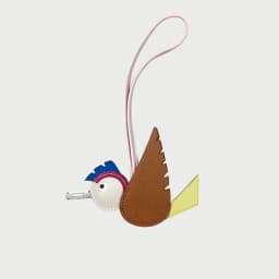 TOPHIGH Flying Bird Pendant For Women Bag Cowhide Leather New Cartoon Designer Luxury Bag's Keychain Newly Car hanging Charms