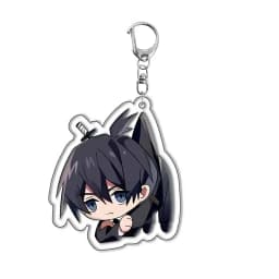 Anime Keychain Chainsaw Man Pochita Makima Cartoon Acrylic Bag Keyring Pendant Accessory