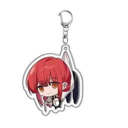 Anime Keychain Chainsaw Man Pochita Makima Cartoon Acrylic Bag Keyring Pendant Accessory