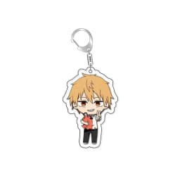 Anime Keychain Chainsaw Man Pochita Makima Cartoon Acrylic Bag Keyring Pendant Accessory