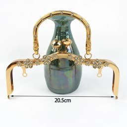Gold Bags Kiss Clasp Lock Purse Frame Metal Retro Square Bag Handles Sewing Brackets Handbag Frames Handle DIY Accessories