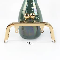 Gold Bags Kiss Clasp Lock Purse Frame Metal Retro Square Bag Handles Sewing Brackets Handbag Frames Handle DIY Accessories