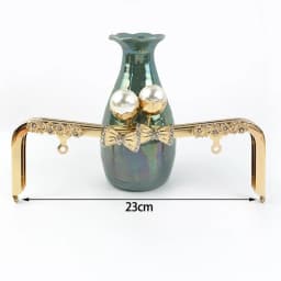 Gold Bags Kiss Clasp Lock Purse Frame Metal Retro Square Bag Handles Sewing Brackets Handbag Frames Handle DIY Accessories