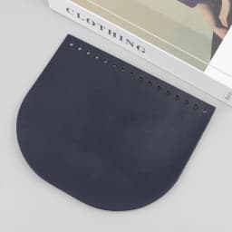 Fashion Genuine Leather Shoulder Bag Flap Cover Replacement for Women Handbag Special Black Bag Accessories DIY Sewing Material
