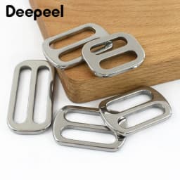 5/10/20Pcs Deepeel 20-38mm Stainless Steel Buckles Bag Strap Tri-Glide Slider Clasp Backpack Webbing Adjust Hook DIY Accessories