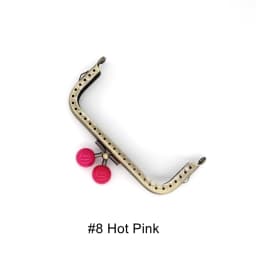 KISSDIY 10PCS 10.5cm sma Candy Bead Metal Purse Frame Square Glossy Antique Bronze Lace Coin Purse Frame Kiss Clasp Accessory