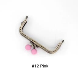 KISSDIY 10PCS 10.5cm sma Candy Bead Metal Purse Frame Square Glossy Antique Bronze Lace Coin Purse Frame Kiss Clasp Accessory