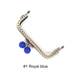 KISSDIY 10PCS 10.5cm sma Candy Bead Metal Purse Frame Square Glossy Antique Bronze Lace Coin Purse Frame Kiss Clasp Accessory