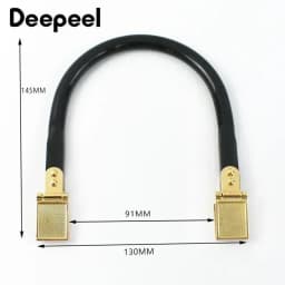 2/4Pcs Deepeel 13x14cm U-shaped Metal Purse Kiss Clasp Bag Lock Frame Buckle Wallet Handle Women DIY Sewing Hardware Accessories