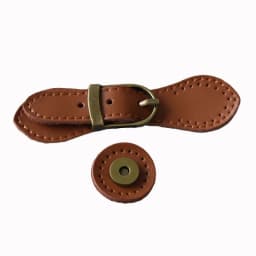 Bag Magnetic Buttons Genuine Leather Bronze Hasp Buckle Cambridge Bag Fastener Women Handmade DIY Crossbody Handbag Accessories