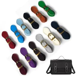 Bag Magnetic Buttons Genuine Leather Bronze Hasp Buckle Cambridge Bag Fastener Women Handmade DIY Crossbody Handbag Accessories