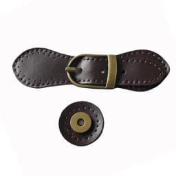 Bag Magnetic Buttons Genuine Leather Bronze Hasp Buckle Cambridge Bag Fastener Women Handmade DIY Crossbody Handbag Accessories