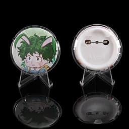 Italife Glitter Badge Holder Ita Bag Accessories Protector Case Laser Anime Tin Badge Cover Itabag Decoration Pin sleeve H318
