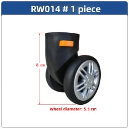 Universal Wheel Luggage Cart Travel Bag Wheel Roller Suitcase Foot Wheel Bag Slide Wheel Demountable Wheel 014 Tool Box Wheel