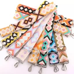 New Ladies Messenger Bag Shoulder Strap Ethnic Style Bag Strap One Shoulder Adjustable Shoulder Strap Accessories Bag Strap