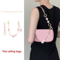 Sakura Extension Chain for Women's Bag Fashion Not Easy to Scratch and Fade Extended Chain Bag Decoration Chain Bag Accessories