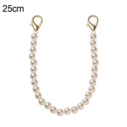 Pearls Strap for Bags Fashion Elegant Pearl Handbag' Handles DIY Purse Replacement Long Beaded Chain Shoulder Bag Straps Belt