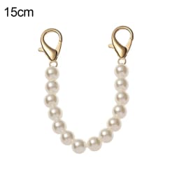 Pearls Strap for Bags Fashion Elegant Pearl Handbag' Handles DIY Purse Replacement Long Beaded Chain Shoulder Bag Straps Belt