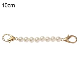 Pearls Strap for Bags Fashion Elegant Pearl Handbag' Handles DIY Purse Replacement Long Beaded Chain Shoulder Bag Straps Belt