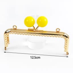 1-5Pcs 12.5cm Purse Frame Bag Kiss Clasp Lock Bags Resin Beads Ball Clutch Frames for Making DIY Handle Sewing Craft 18 Colors